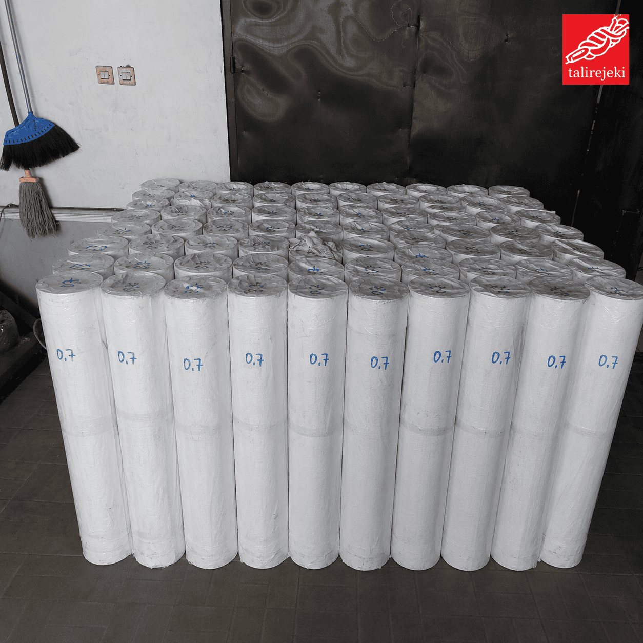 Aluminium Coil (Talang) Uk. 1 m x 25 m 
