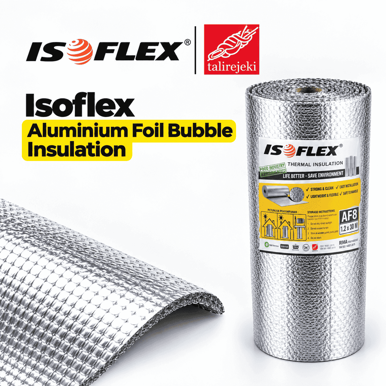 Isoflex Aluminium Foil Bubble Insulation