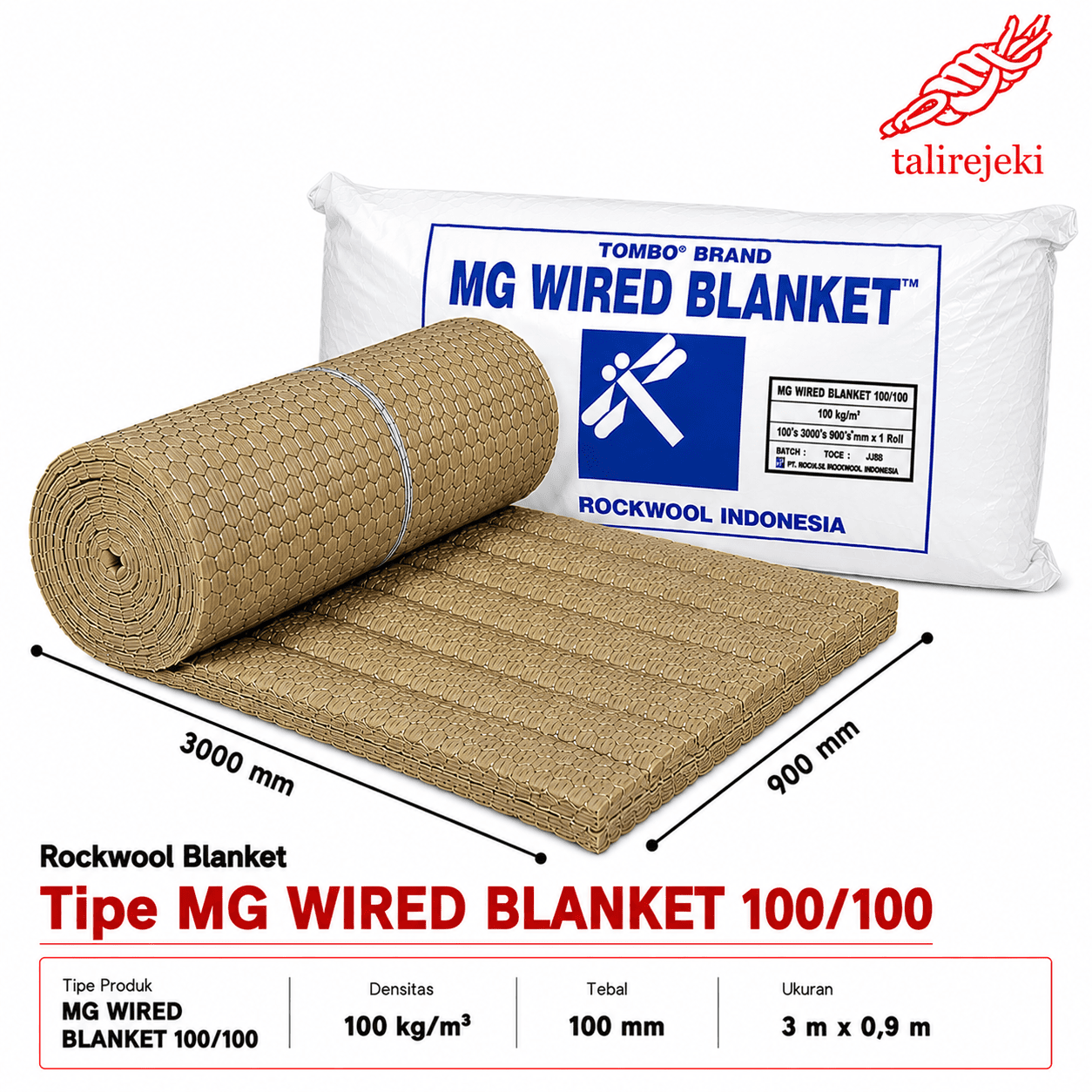 Tipe MG WIRED BLANKET 100/100  