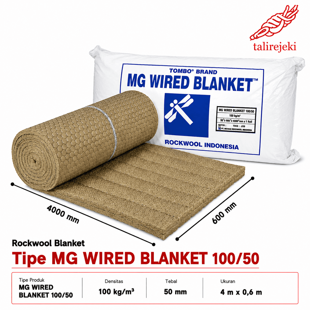 Tipe MG WIRED BLANKET 100/50