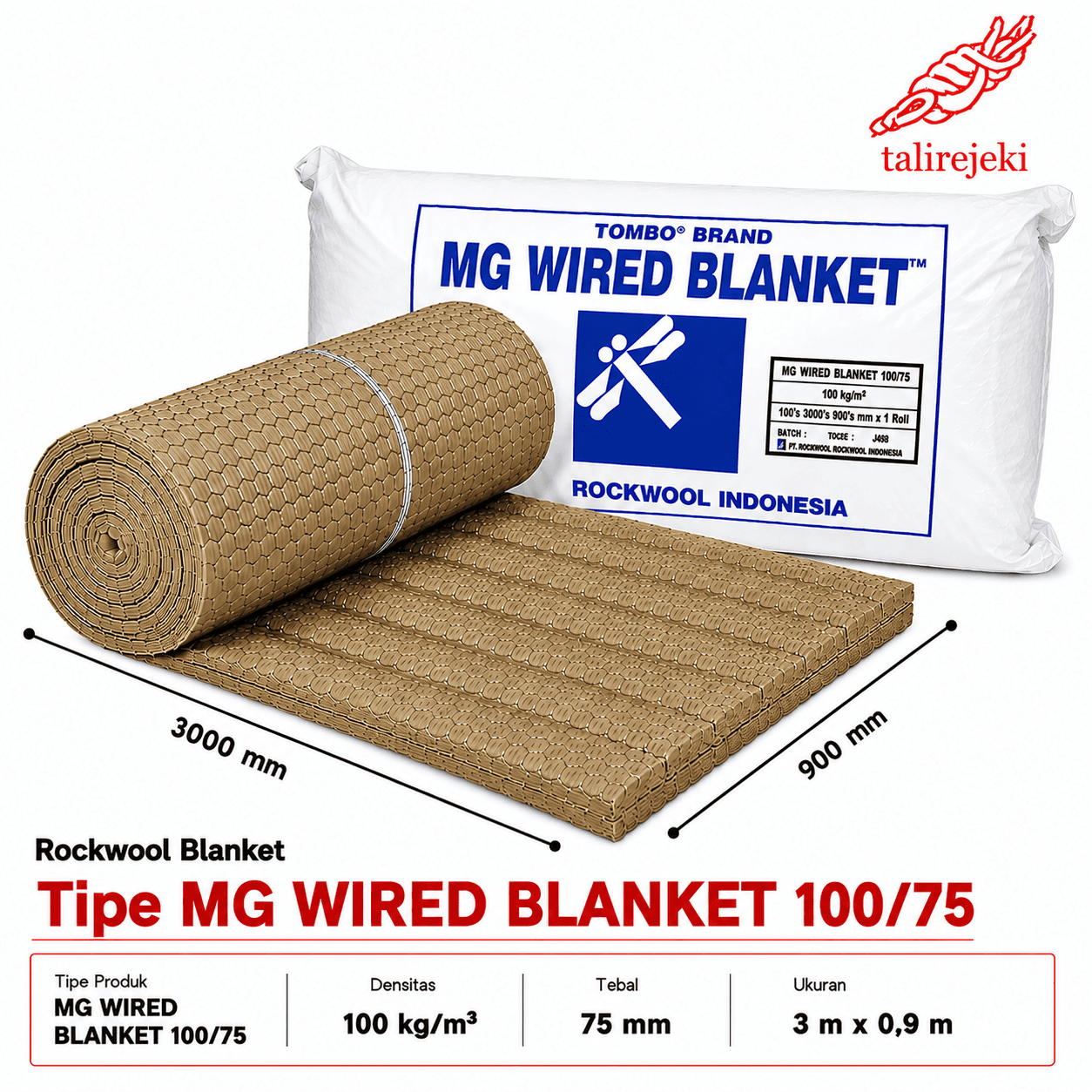 Tipe MG WIRED BLANKET 100/75