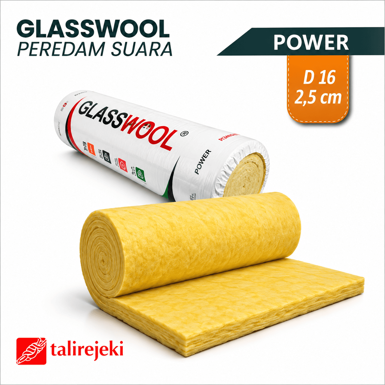 Glasswool Roll Tipe 24/50