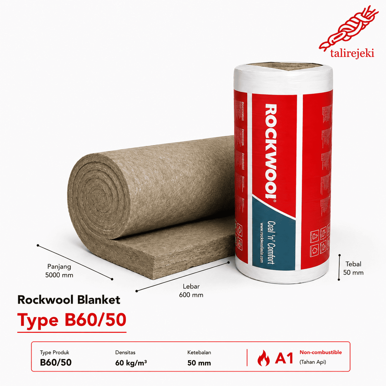 Rockwool Blanket Type B60/50