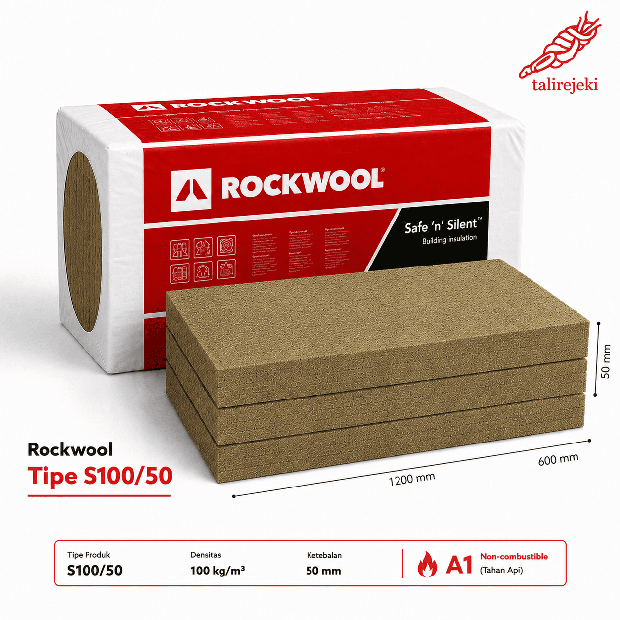 Rockwool Tipe S100/50
