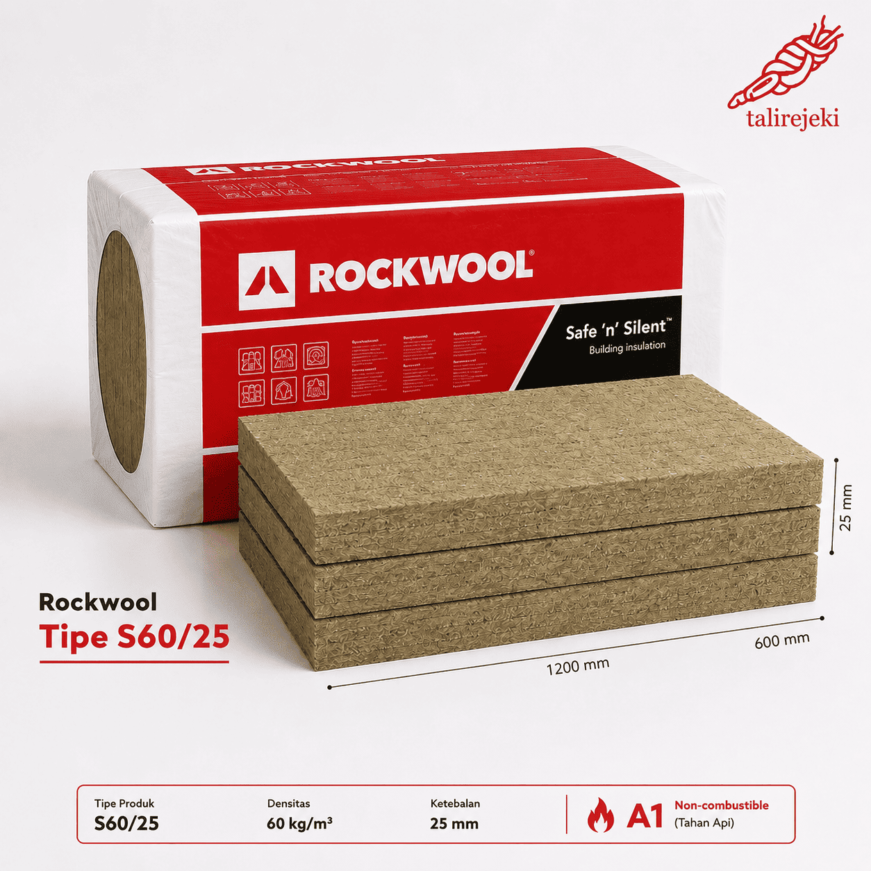 Rockwool Tipe S60/25