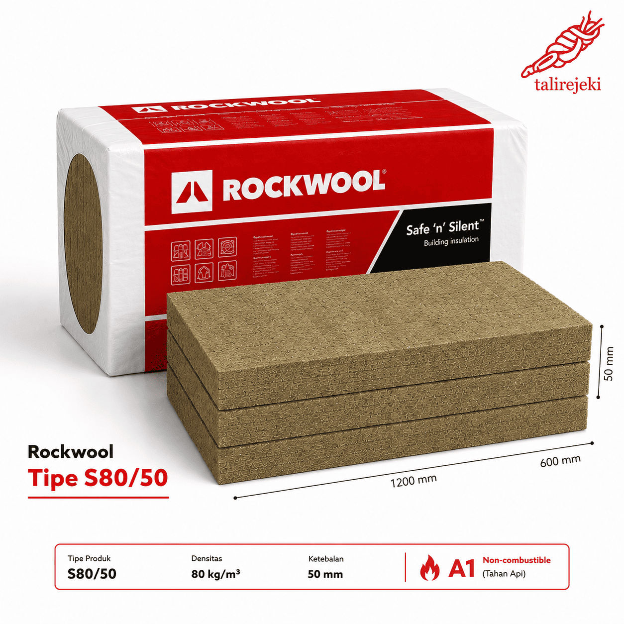 Rockwool Tipe S80/50