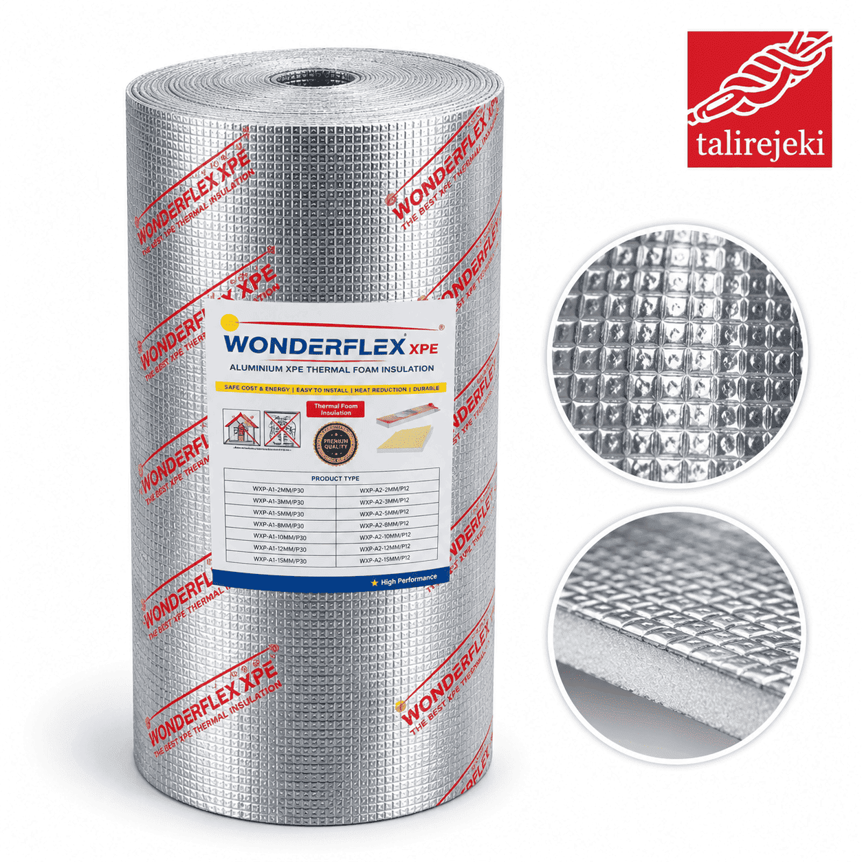 Wonderflex Aluminium Foil Foam XLPE Insulation